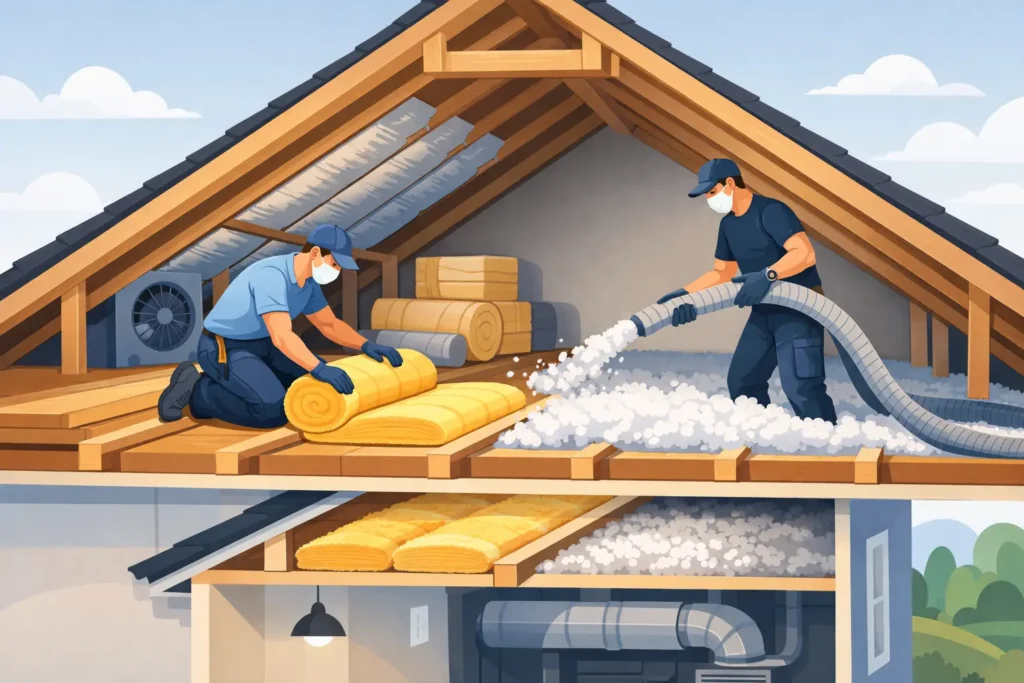 Attic Insulation Installation Process Explained