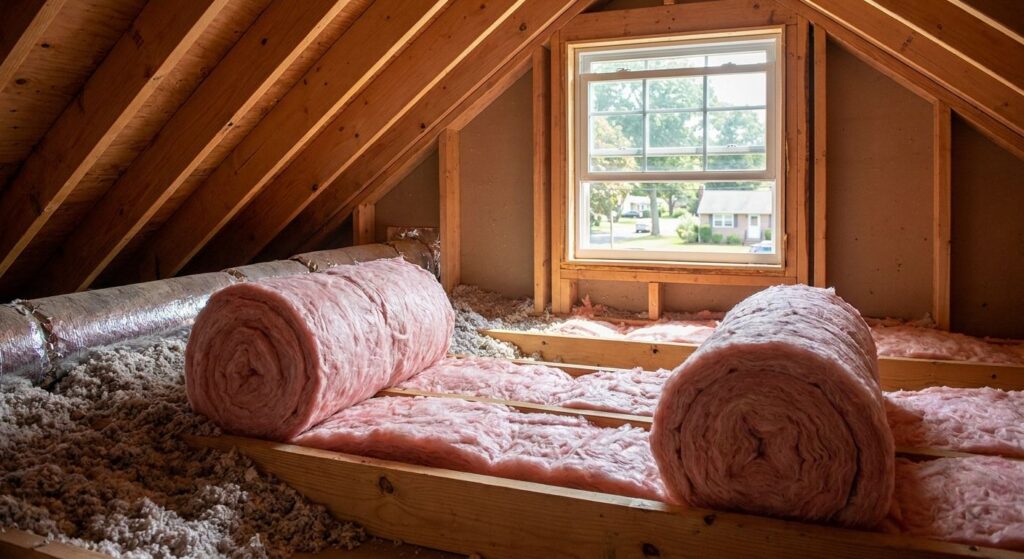 Attic insulation for raised ranch homes on Long Island