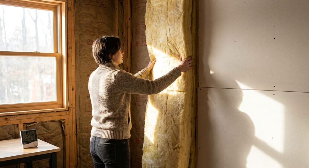 How to fix a cold room with additional insulation
