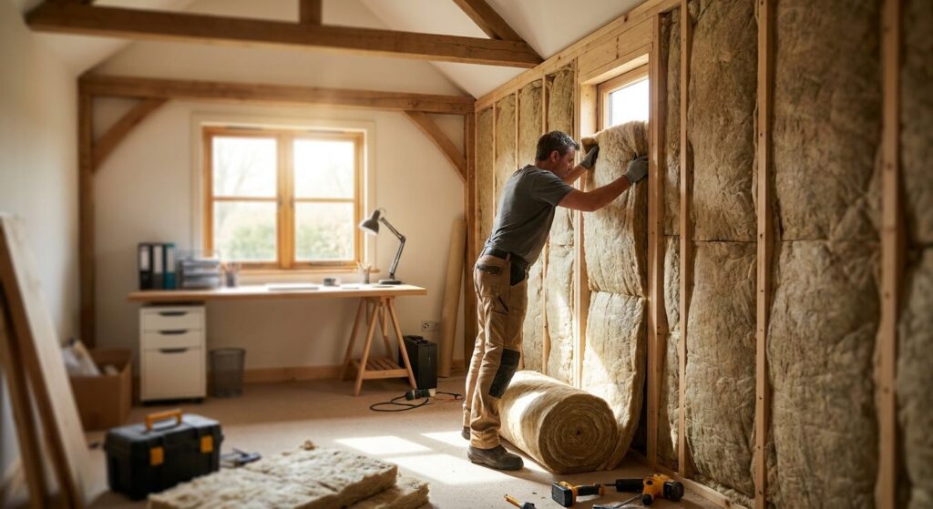How to insulate a converted home office