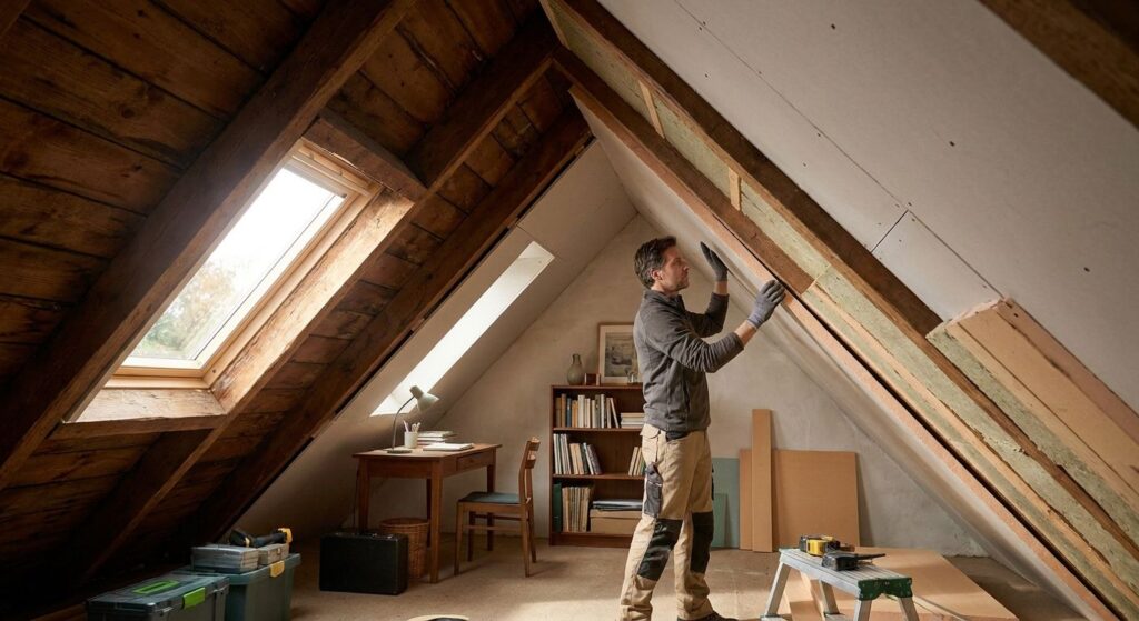 How to insulate a finished attic without losing headroom