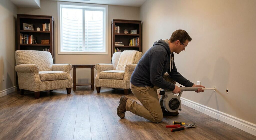 How to insulate a finished basement without gutting walls