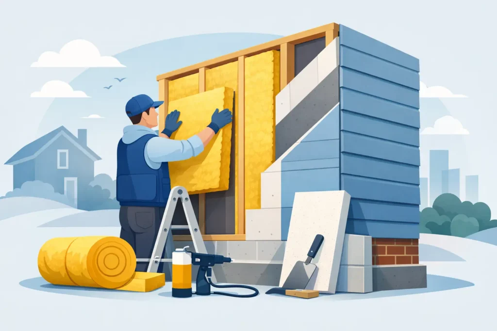How to Insulate Exterior Walls the Right Way