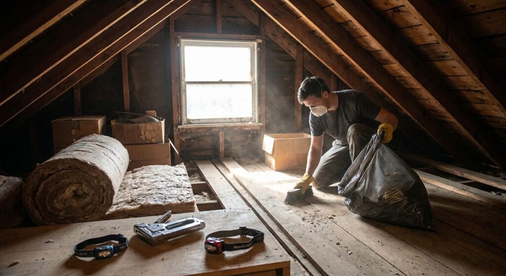 How to prepare your attic for insulation installation