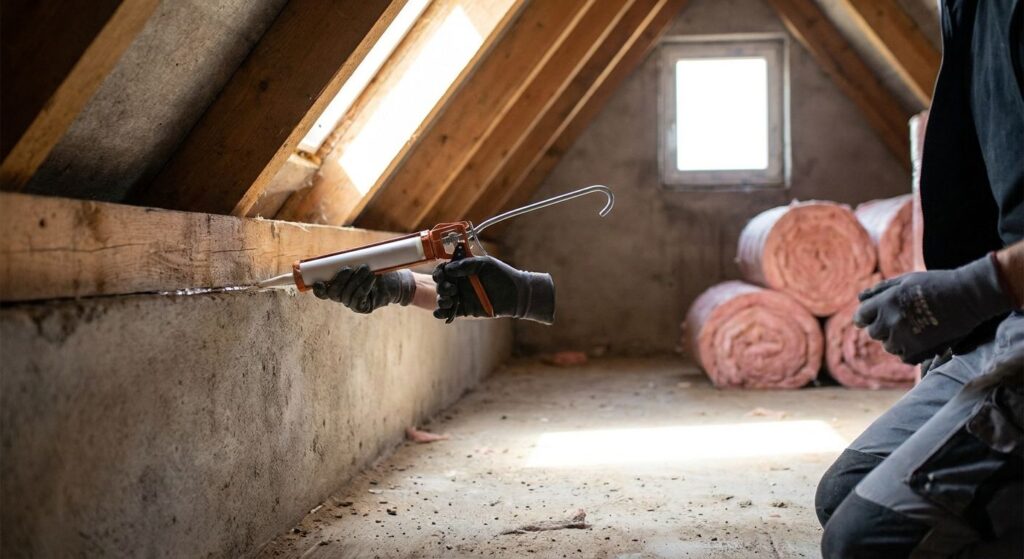 How to seal air leaks before adding insulation