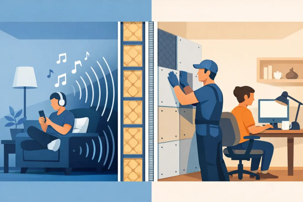 How to Soundproof Shared Walls That Work