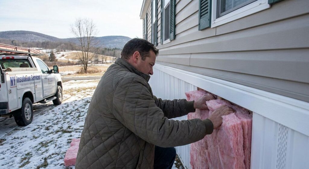 Insulation for mobile and manufactured homes in New York