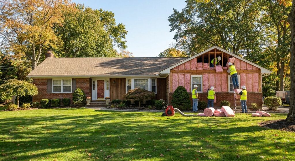 Insulation upgrades for Long Island ranch homes