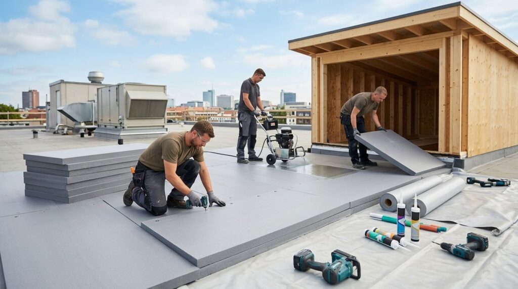 Best insulation contractors for flat roof and rooftop additions