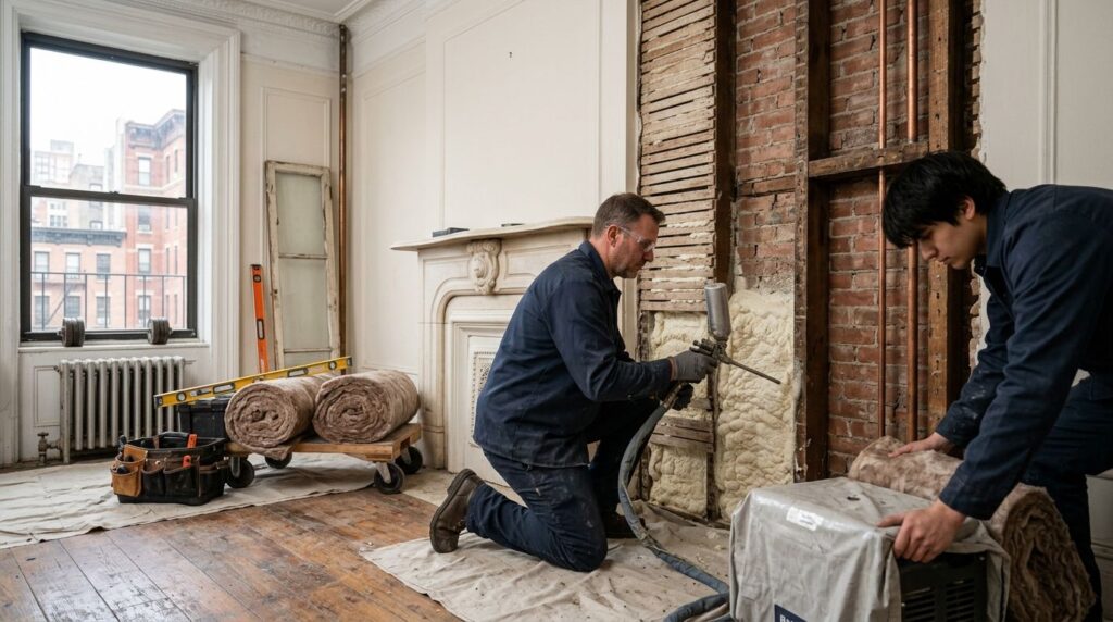 Best insulation contractors for pre-war apartment buildings in NYC