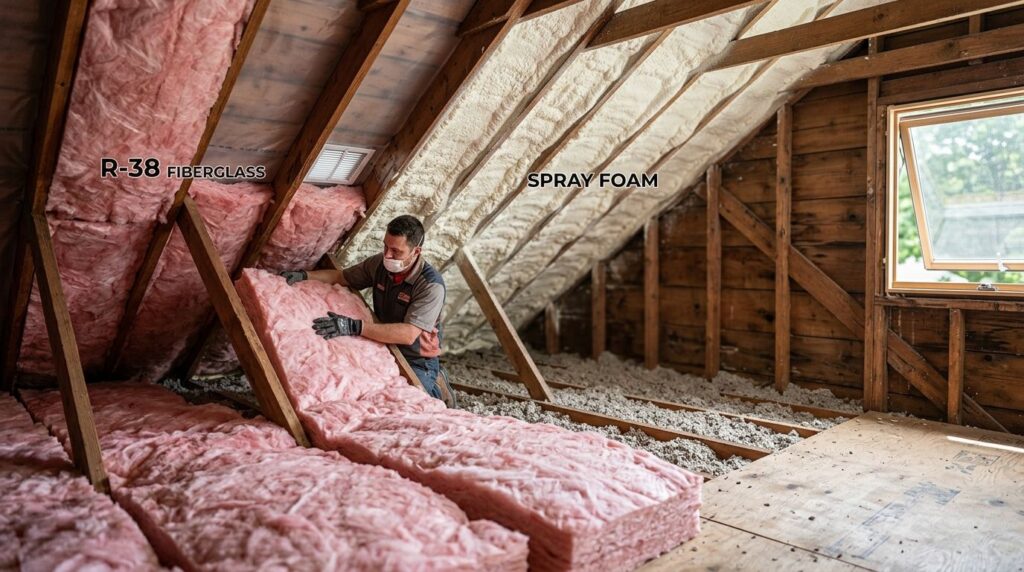 Best insulation options for reducing attic condensation