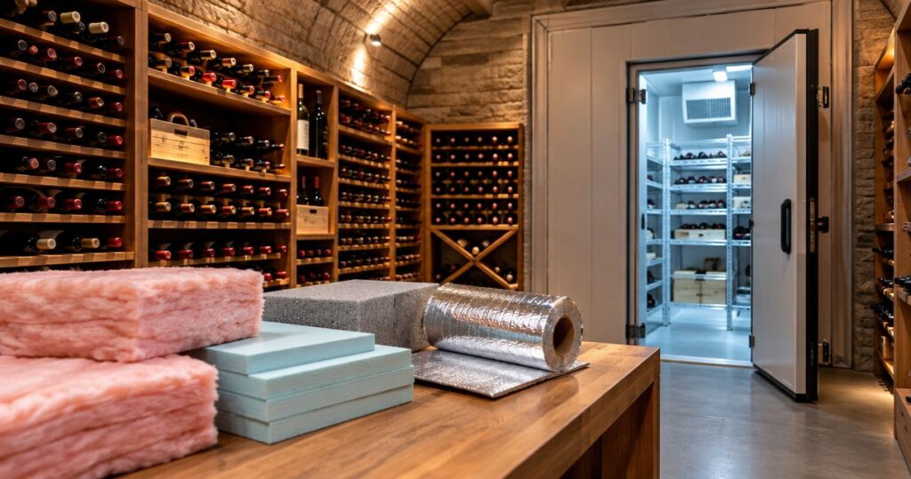Best insulation options for wine cellars and cold storage rooms