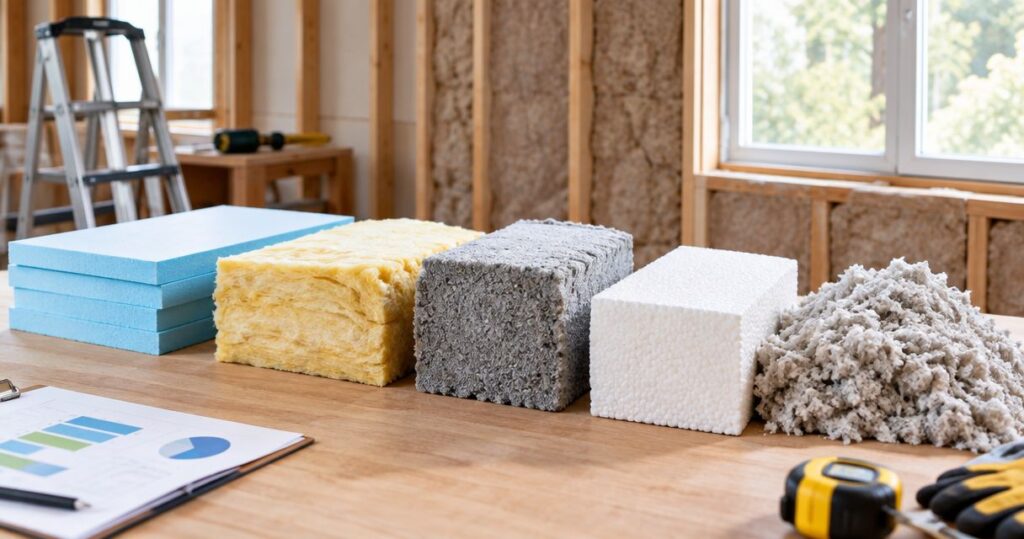 Best insulation options ranked by cost per square foot