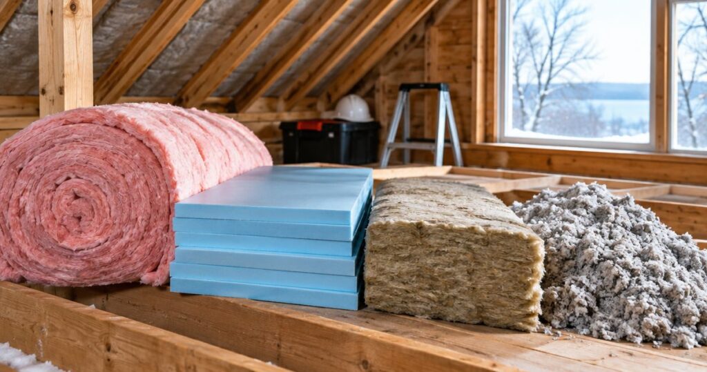 Best insulation types ranked by R-value for Long Island winters