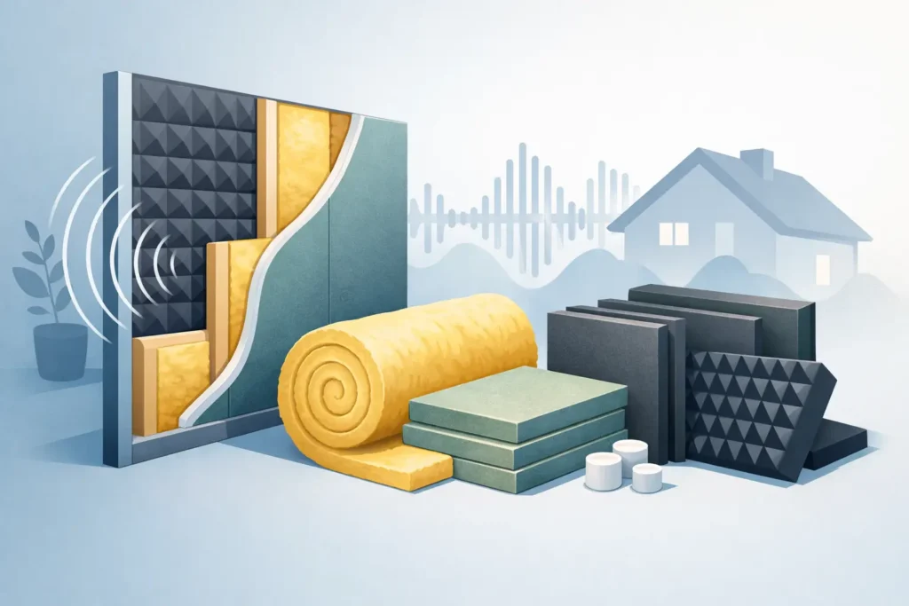 Best Soundproofing Insulation Materials for Homes