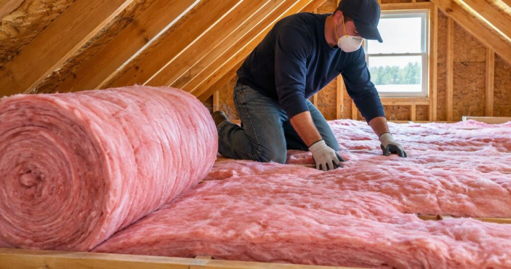 Fiberglass insulation for Long Island attics