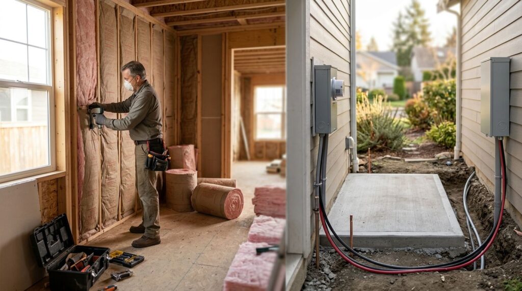 How to insulate a home before installing a whole-house generator