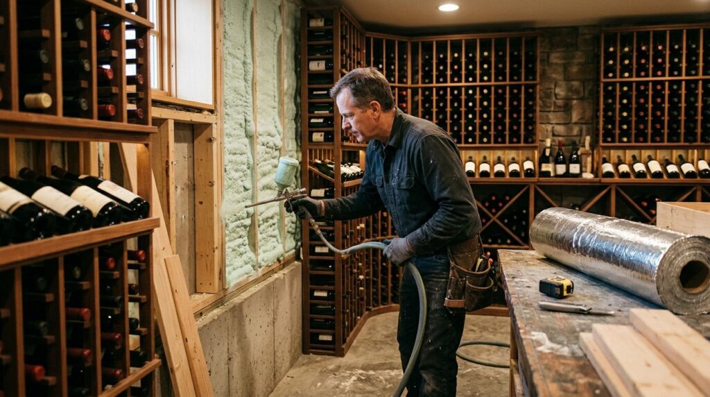 How to insulate a wine cellar for consistent temperature