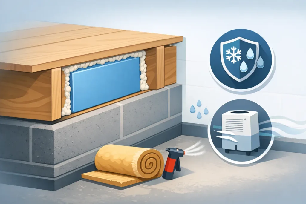 How to Insulate Rim Joists Without Moisture