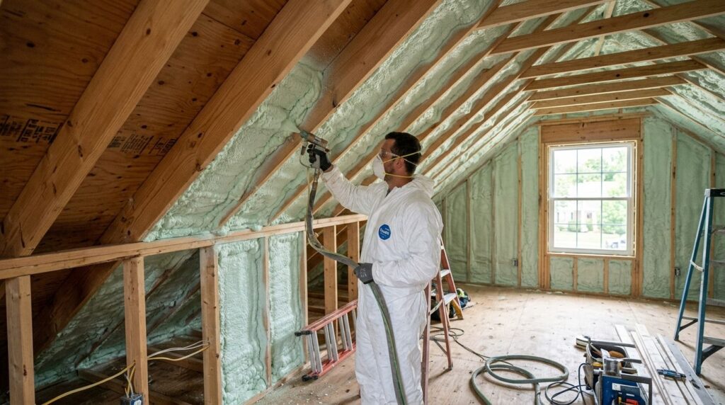 Insulation for bonus rooms over garages