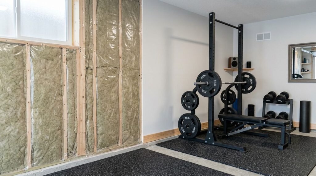 Insulation for home gyms and workout rooms