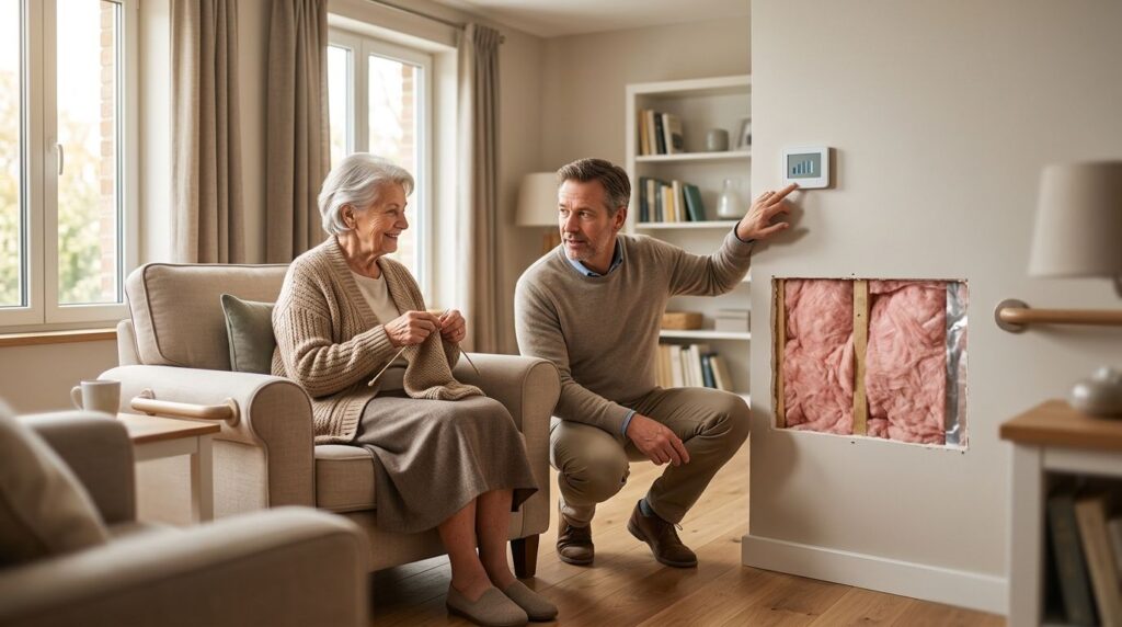 Insulation for homes with aging-in-place family members