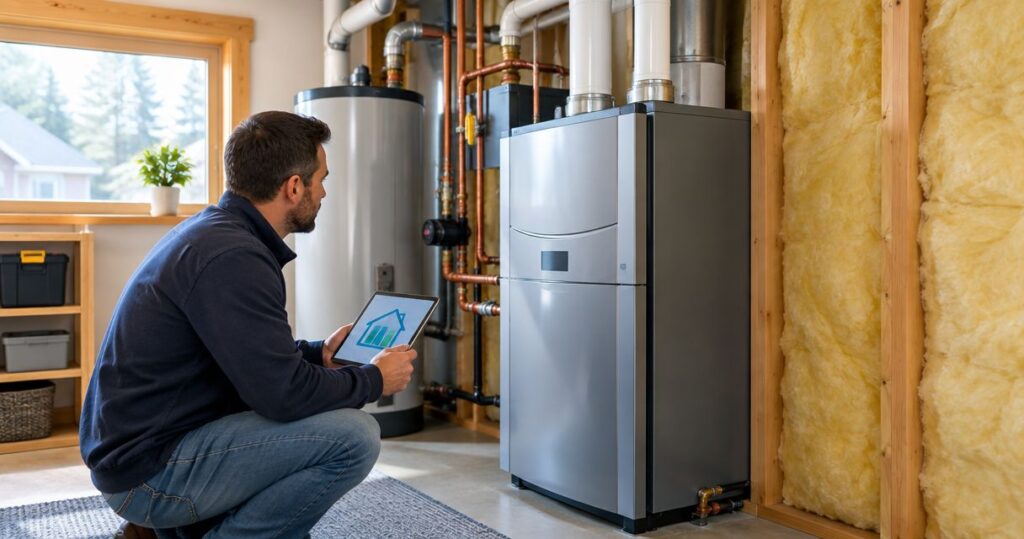 Insulation for homes with high-efficiency furnaces and boilers