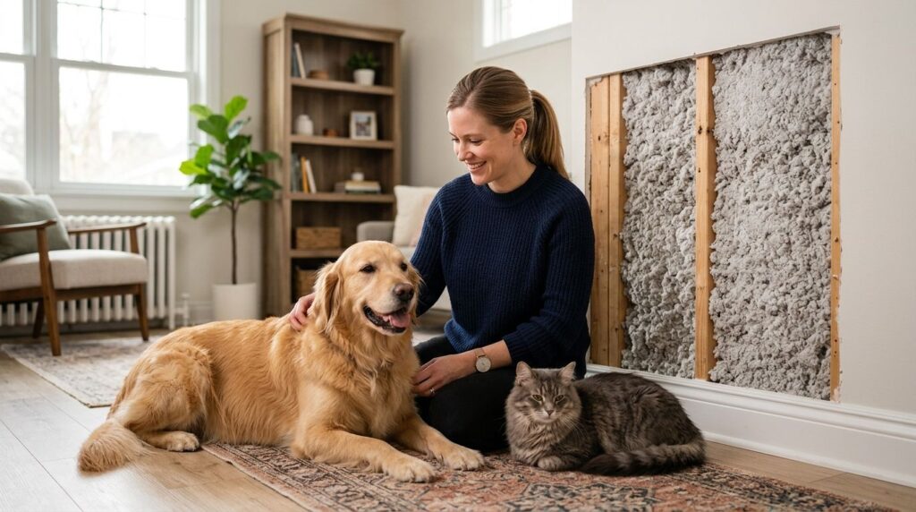 Insulation for homes with pets and allergy concerns