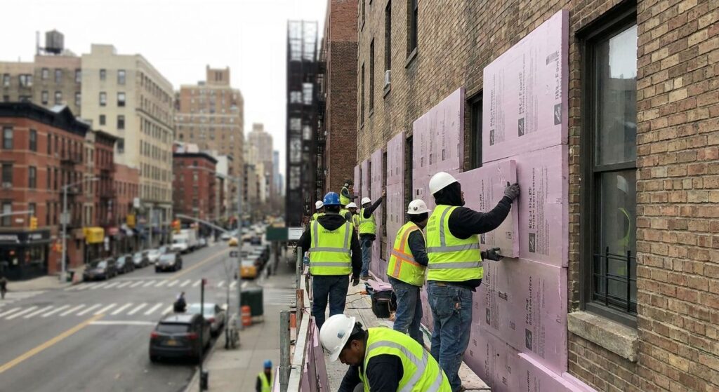Insulation for multi-family apartment buildings in NYC