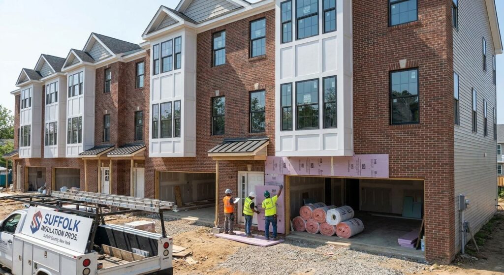 Insulation for townhouse developments in Suffolk County