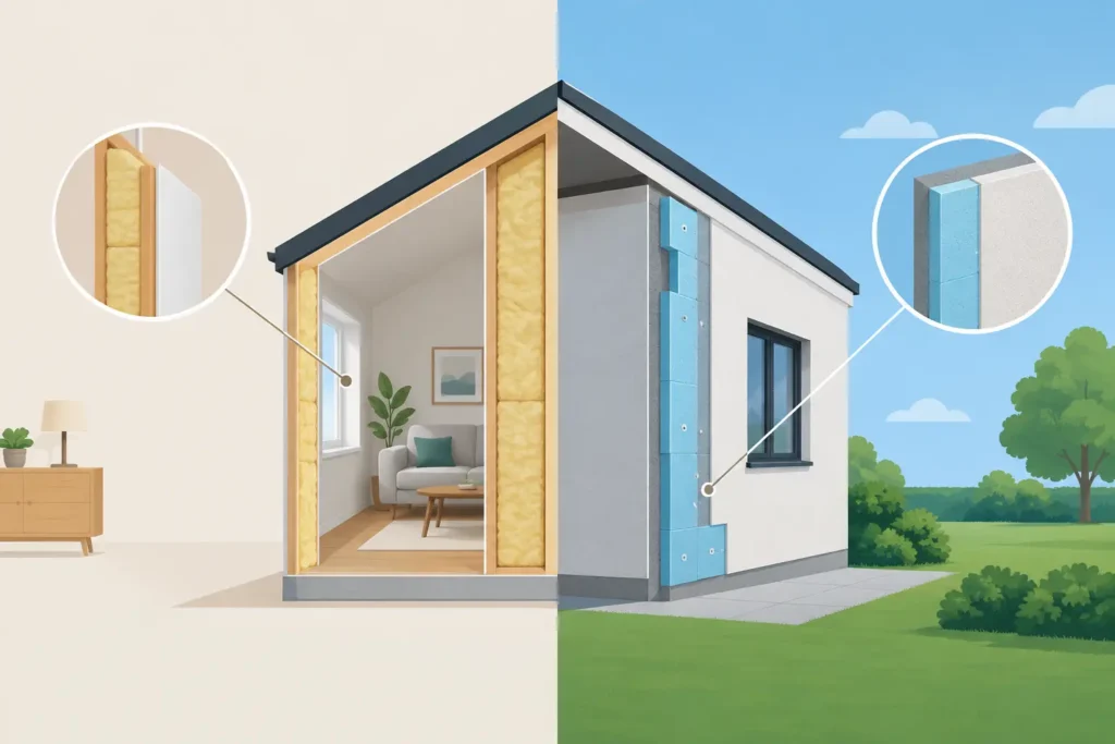 Interior vs Exterior Wall Insulation: Which Wins?