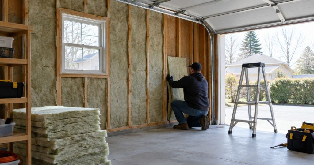 How much does garage insulation cost in New York?